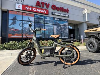 NEW 2027 Segway MUXI Cargo Electric Bike - Olive Rush Green