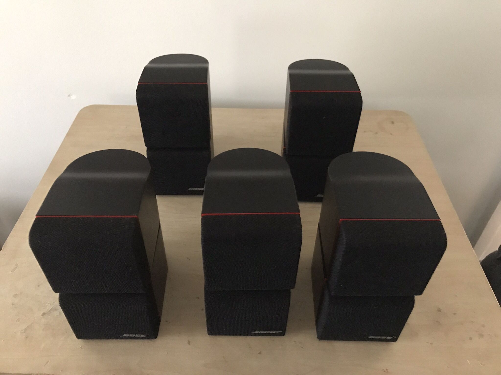 Bose Red Line Cube Speakers