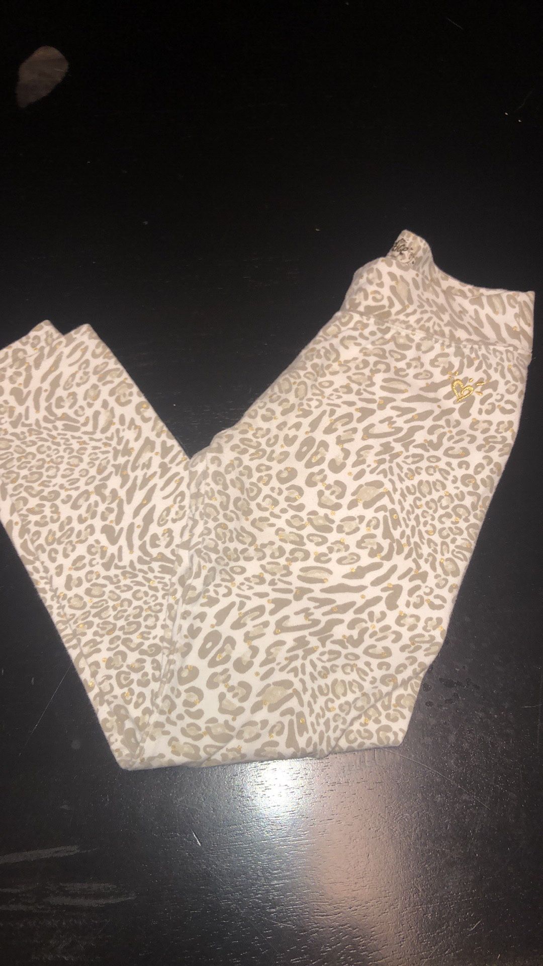 Kid’s size 12 animal print Justice leggings