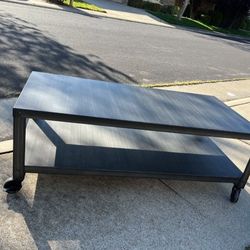 Metal Rolling Coffee Table