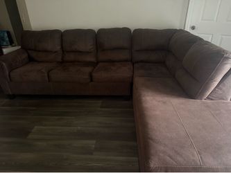 Brown sectional-PRICE NEGOTIABLE