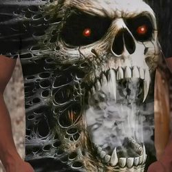 2-Men's 3D Pattern Print T-shirt 