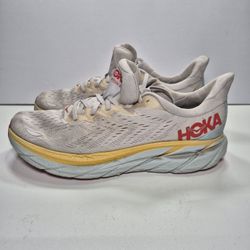 Hoka One One Clifton 8 Multicolor Running Shoes Sneakers Mens Sz 13 D (1121374)