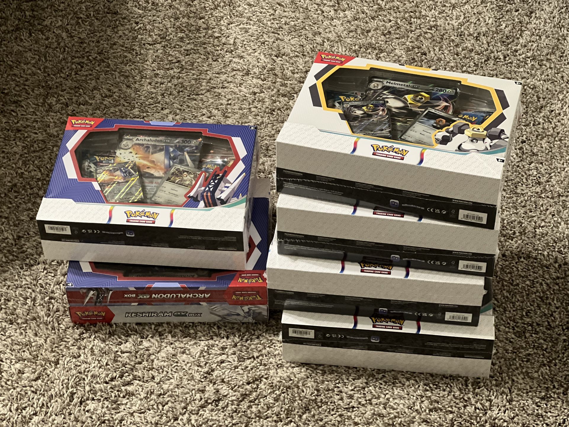 Pokemon TCG : Black Kyurem Ex & Melmetal Ex - Archaludon ex & Reshiram ex