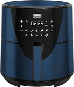 bella PRO - 8-qt. Digital Air Fryer - Ink Blue Stainless Steel