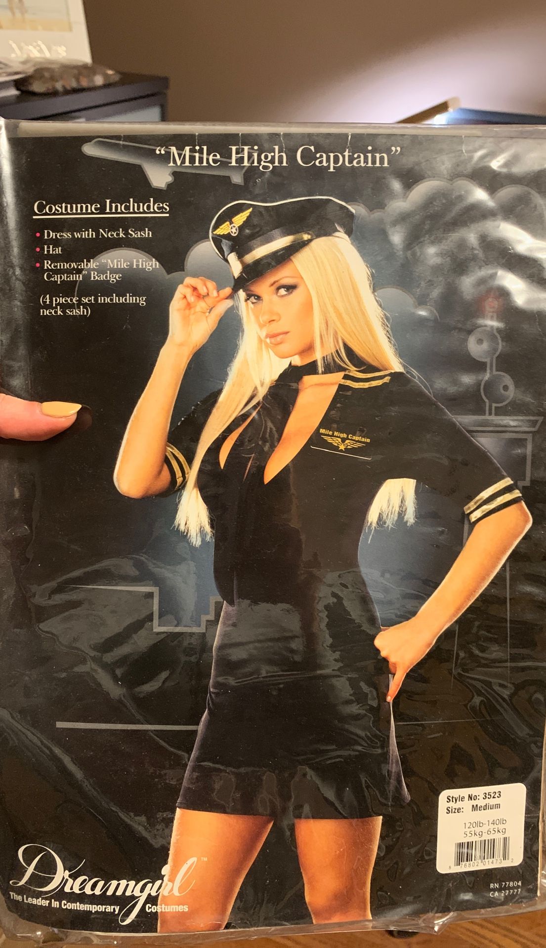 Halloween Costume - Mike High Captain