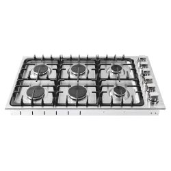 New Open Box 36" Stainless Steel Drop-In Gas Cooktop