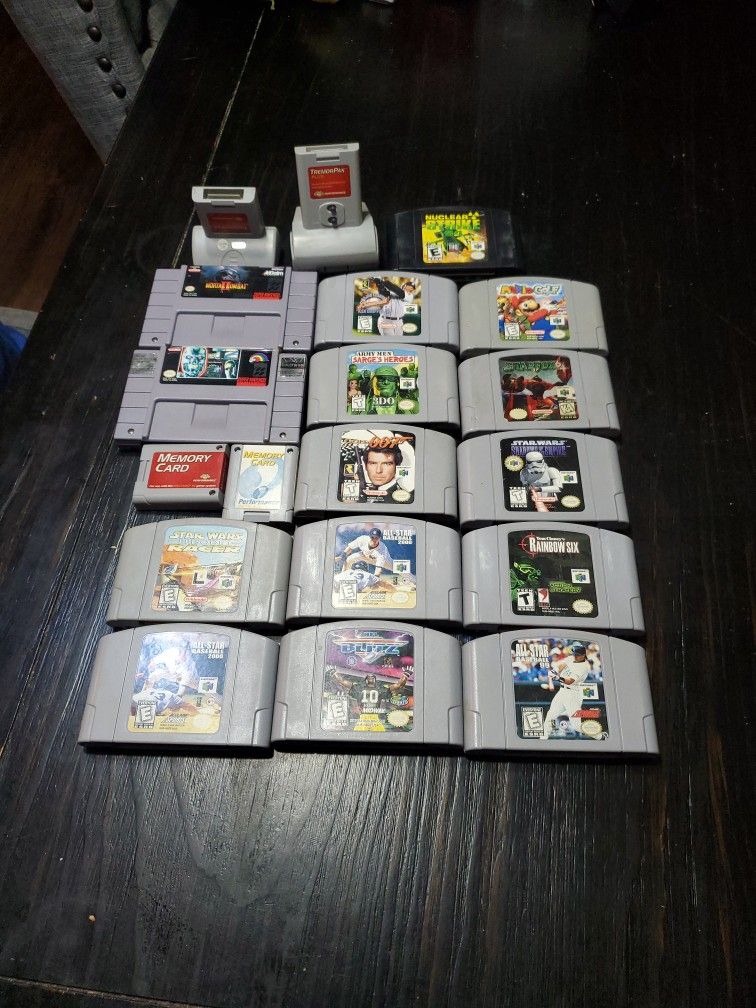 Nintendo 64 And Super Nintendo