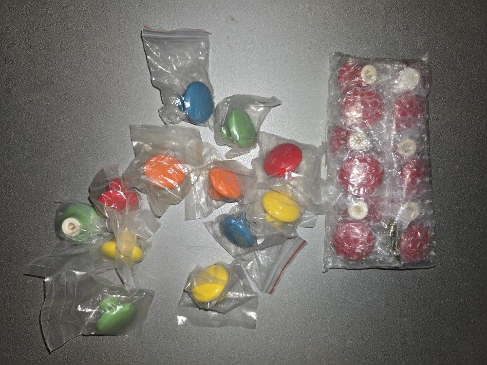 24 Colorful Drawer Knobs