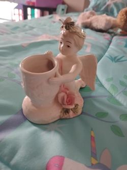 Simson Angel miniature vase holder $5 new