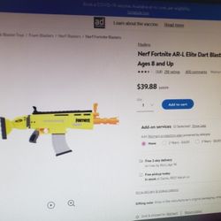 Fornite Nerf Gun