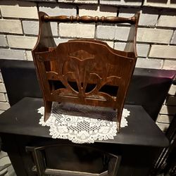 🌟Vintage magazine rack