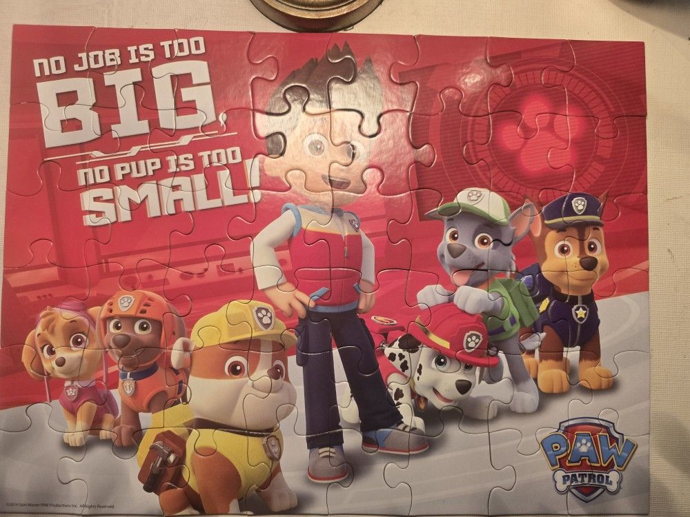 Paw Patrol 48 Piece Puzzle New No Box