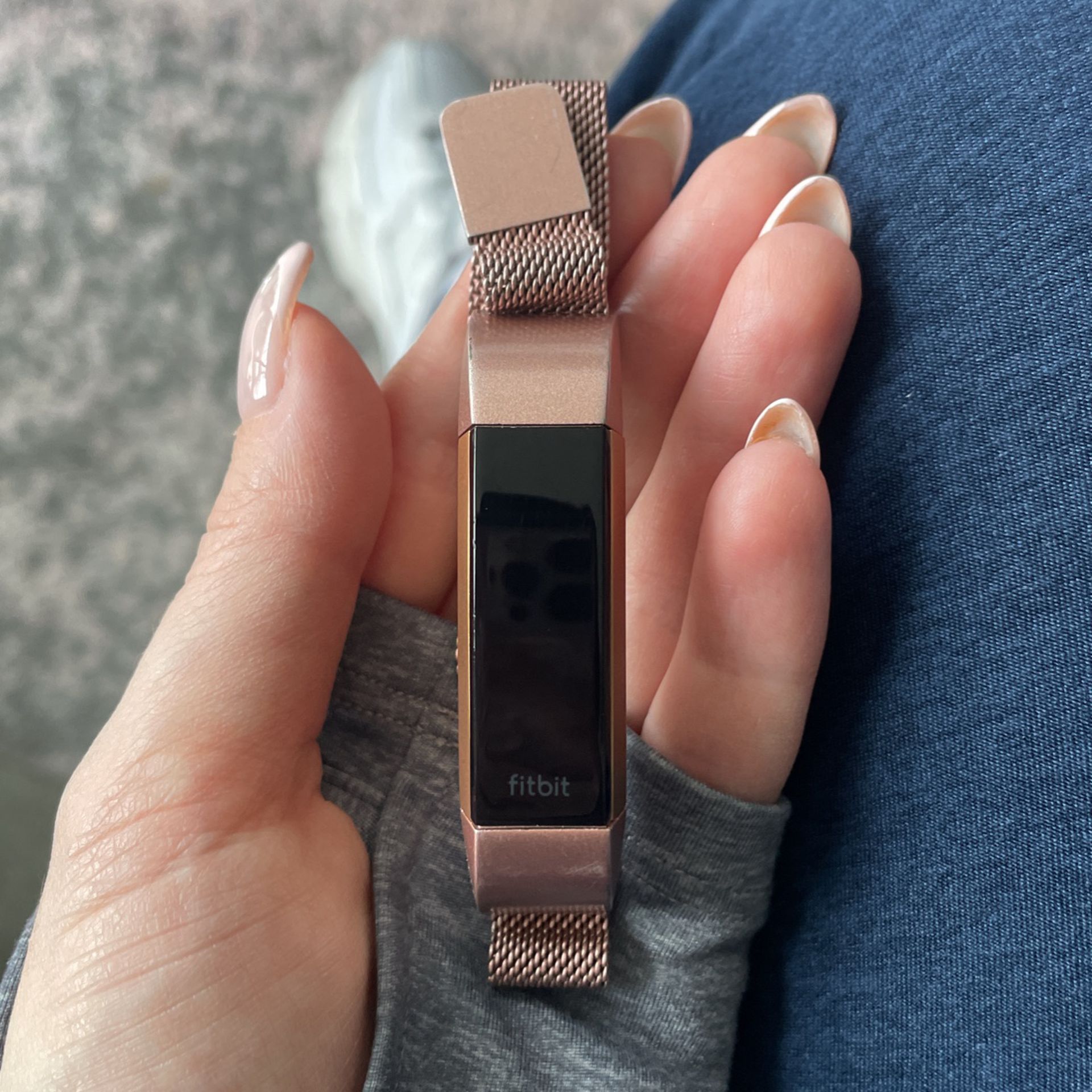 Pink Fitbit