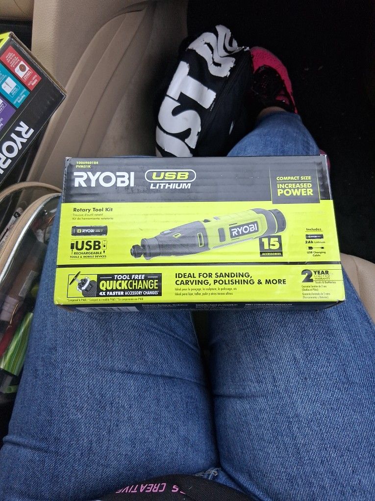Ryobi Rotary Tool Kit 15 Accessories