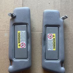 Mercedes W124 E300D E320 300E 400E Sun Visor Set Grey