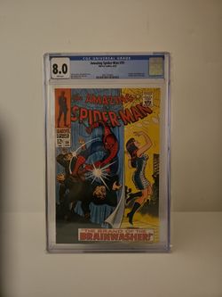 Amazing Spider-Man 59 cgc 8.0 White Pages