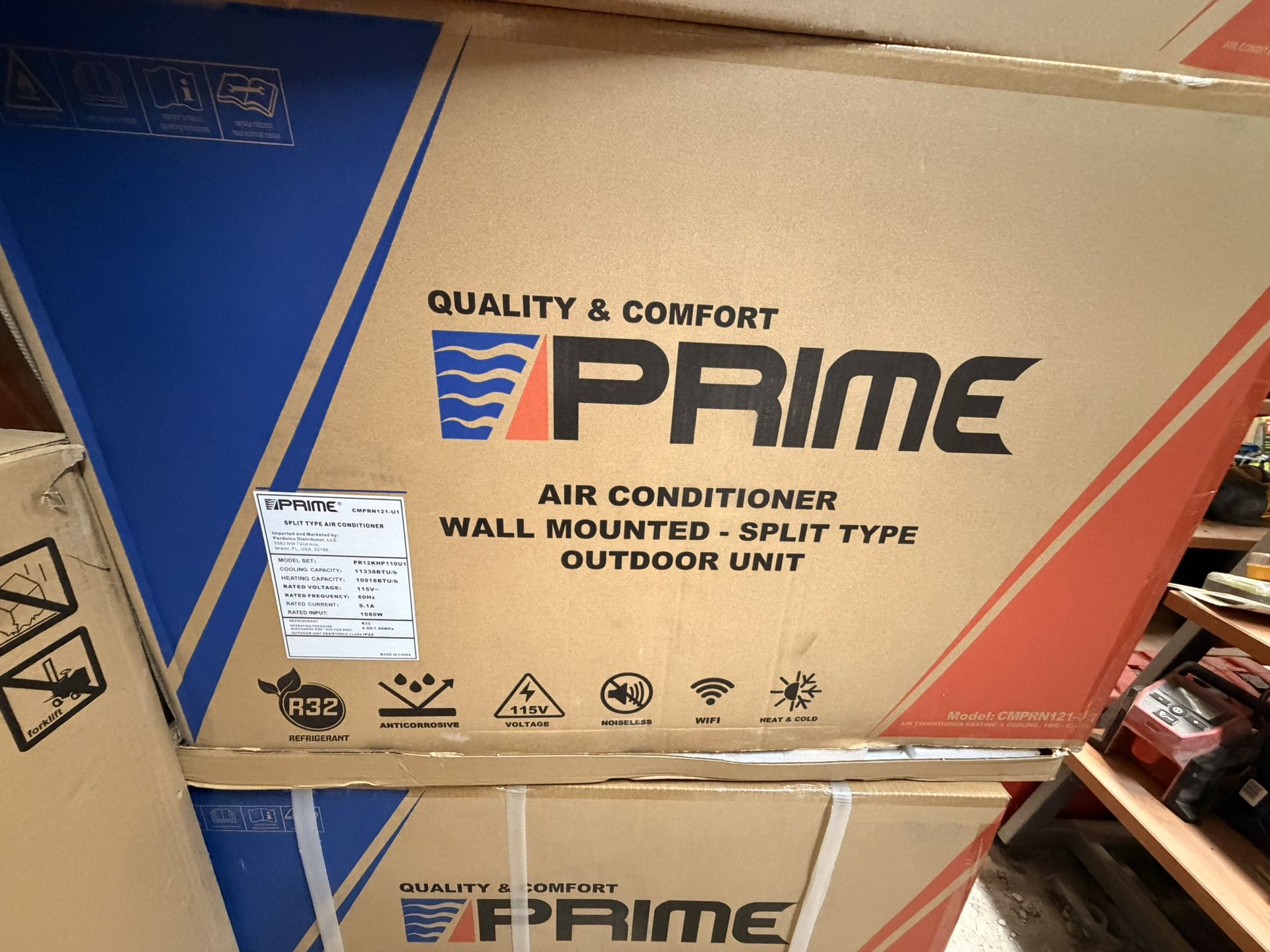 Mini Split 12000 Btu Cool And Heat 110 Volt Certificado For Install Here U.S