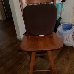 Swivel Bar Stool W Cushion