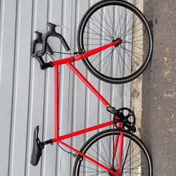 Red Fixie Bicycle Size Large