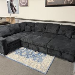 Black Sofa Sectional Sleeper