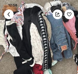 Clothes size small med and large