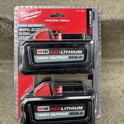 Milwaukee M18 6.0 Battery Pack