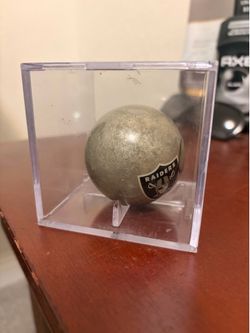 Jim Plunkett #16 raiders signed billiards ball