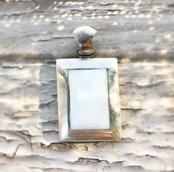 Pendant, Handmade, Silver, Gem, Peru, Jewelry , Handmade Jewelry , Necklace 