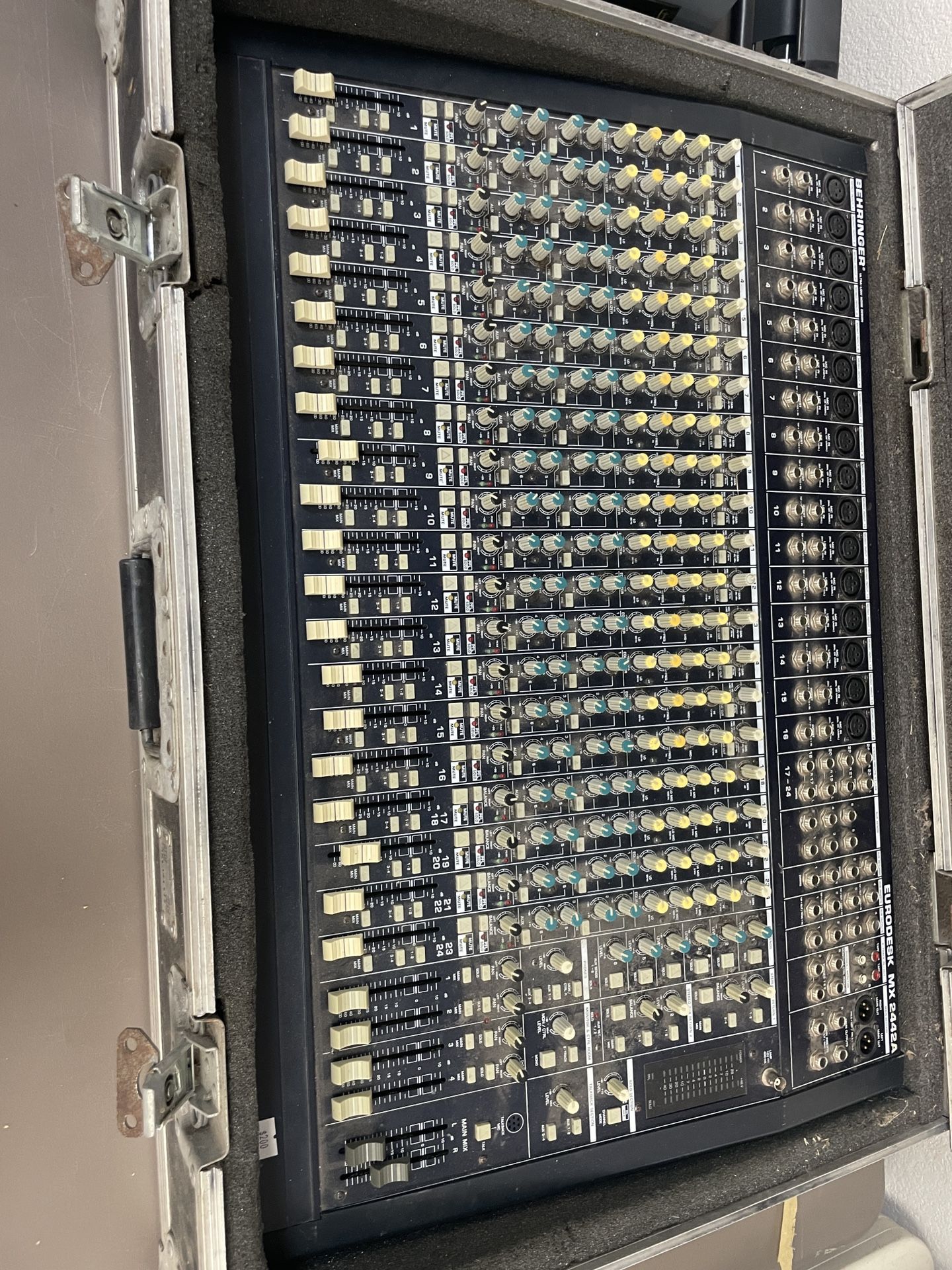 Sound Board - Mixing Console - Behringer Eurodesk MX 2442A With Travel Case - Check My Offers For Other Available Boards