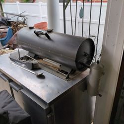 Smoker And Grill. With SMOKE DADDY