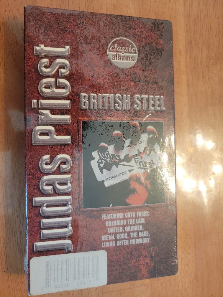 New sealed Judas Priest Vhs British Steel