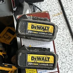 Dewalt Battery’s 2 