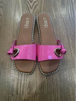 Pink sandals