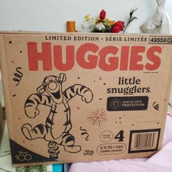 Huggies Little Snugglers Size 4 Diapers $42 Each Box 