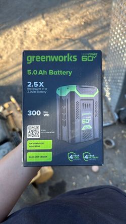 Green works 60v battery brand new