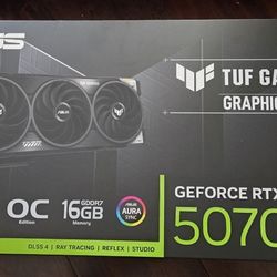 ASUS RTX 5070 Ti TUF OC Edition