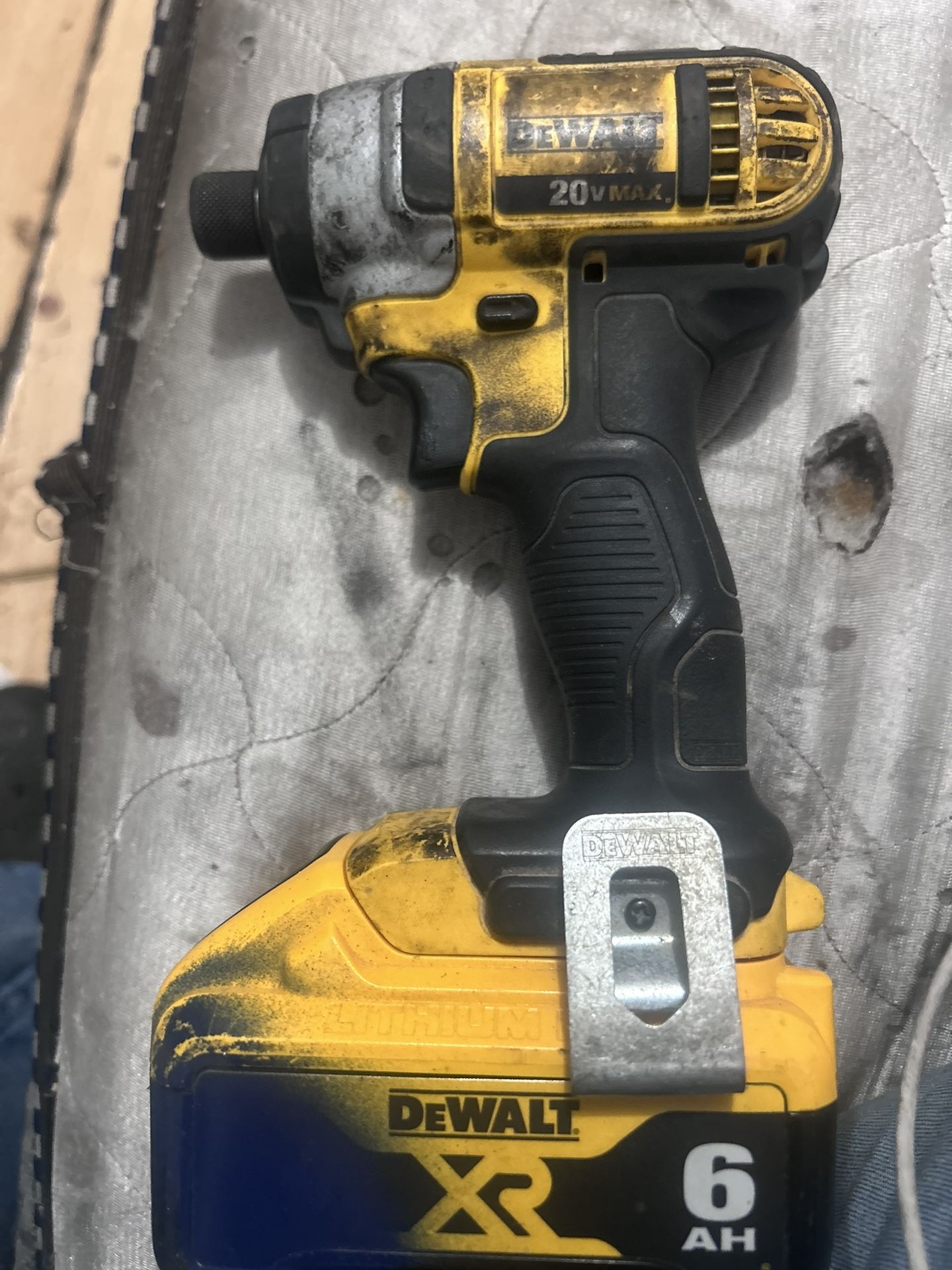 I have all three devices impact drill the very flashlight in the very six amp battery is a big one
