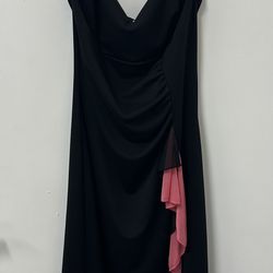 Taboo Black And Pink Dress Size Large