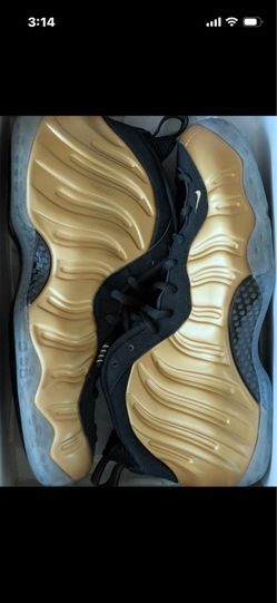 Foamposite metallic gold
