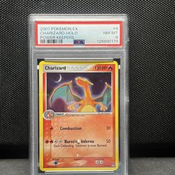 2007 Pokemon Ex Power Keepers Charizard-Holo #6 PSA 8