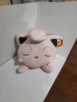 Pokemon Jigglypuff Sleeping Kids' Plush Buddy 18" - NWT