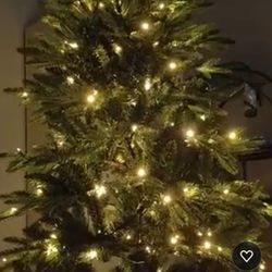 7.5Pre-lit Christmas Tree, Holiday Artificial