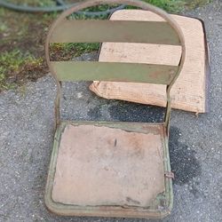 Metal Stadium Seat 1940' Or Older