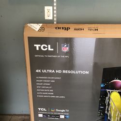 TCL Tv 65 Inch 4k Ultra HD Resolution Qled 