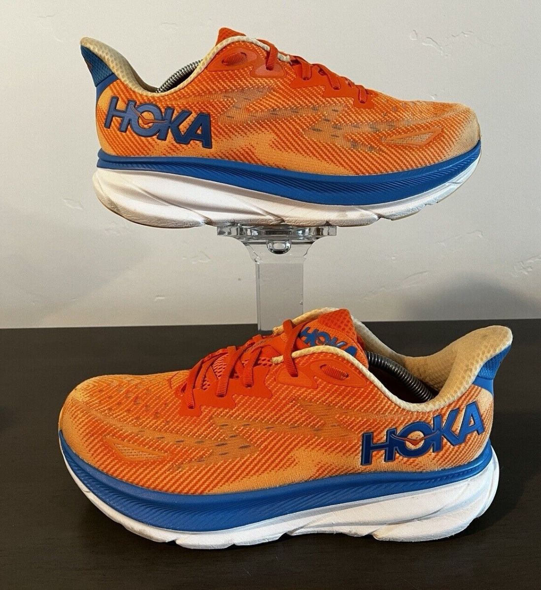 Hoka Clifton 9 Running shoes Vibrant Orange Size7
