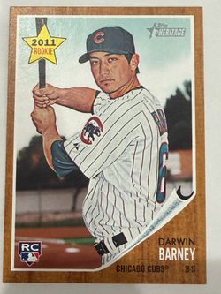 2011 Topps Heritage Darwin Barney Rookie Card