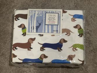 Homegrown Twin Flannel Sheet Set