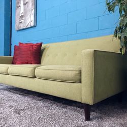 Green Mid Century Modern 80” Sofa from Better by Design