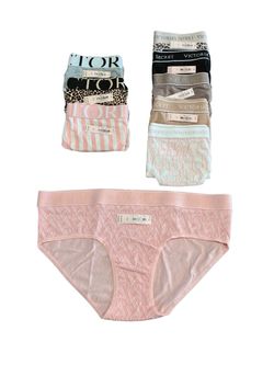 Victoria's Secret Panties, 12 pairs, Size Large, Washed/Unworn